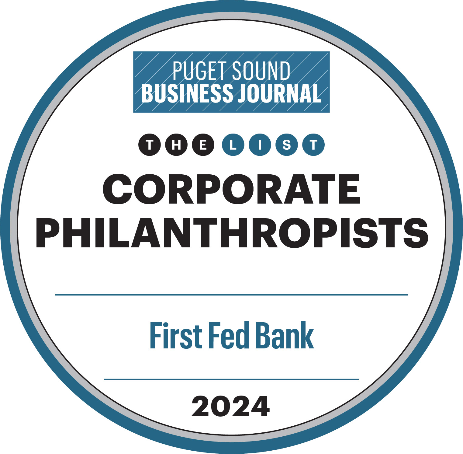 PSBJ 2024 Corporate Philanthropist Award PSBJ 2024 Corporate Philanthropist Award Badge
