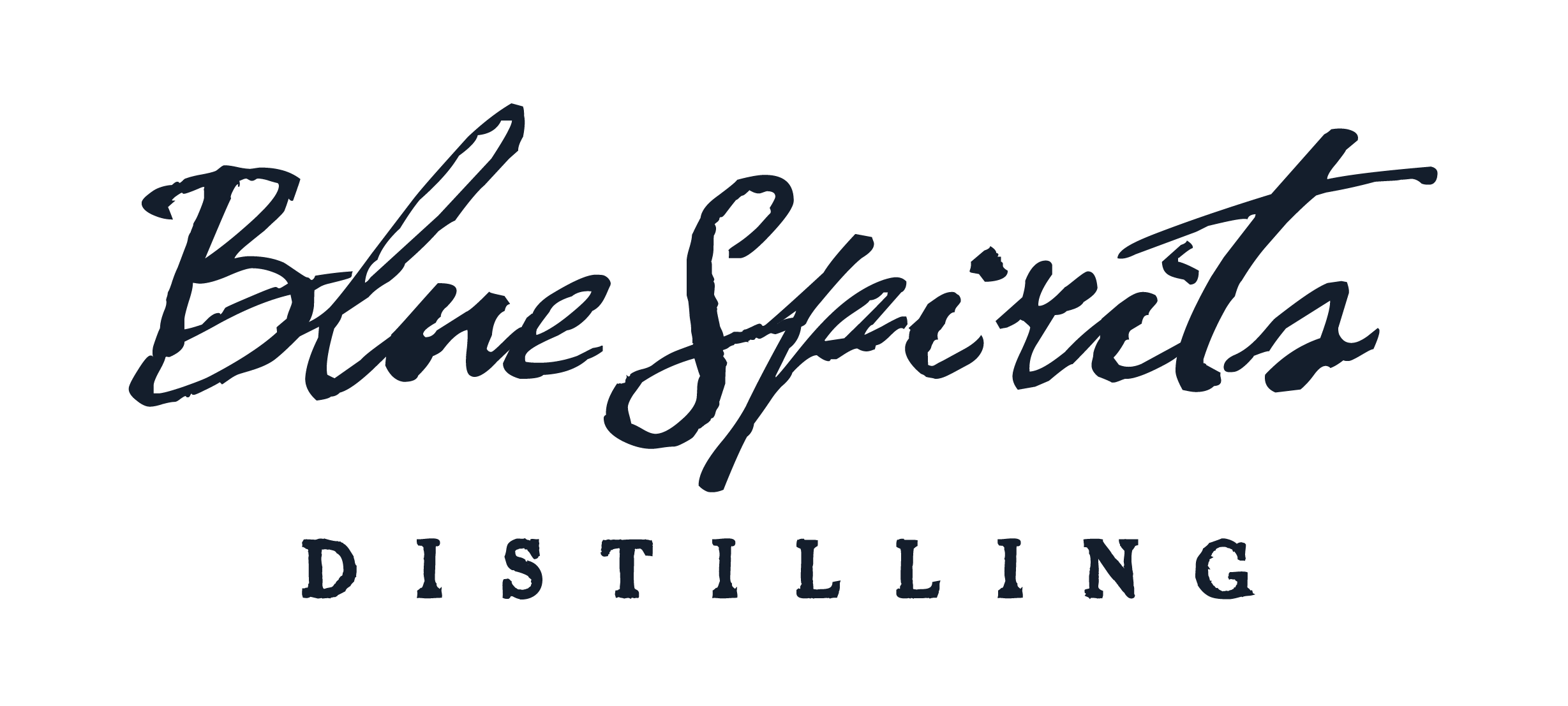 Blue Spirits Distilling Logo Blue Spirits Distilling Logo