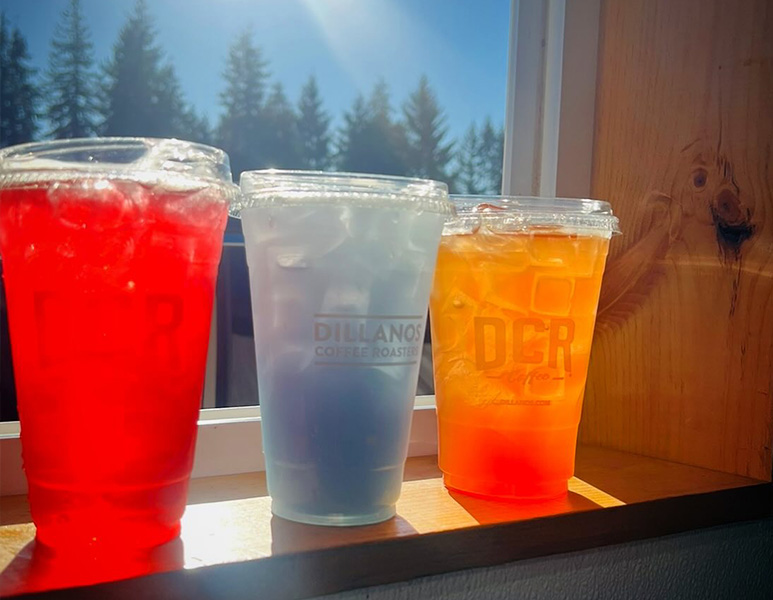 Bug and Buf's colorful energy drinks Bug and Buf's colorful energy drinks