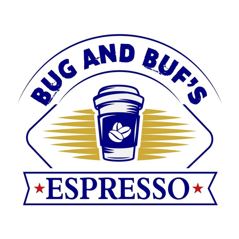 Bug and Buf's Espresso logo Bug and Buf's Espresso logo