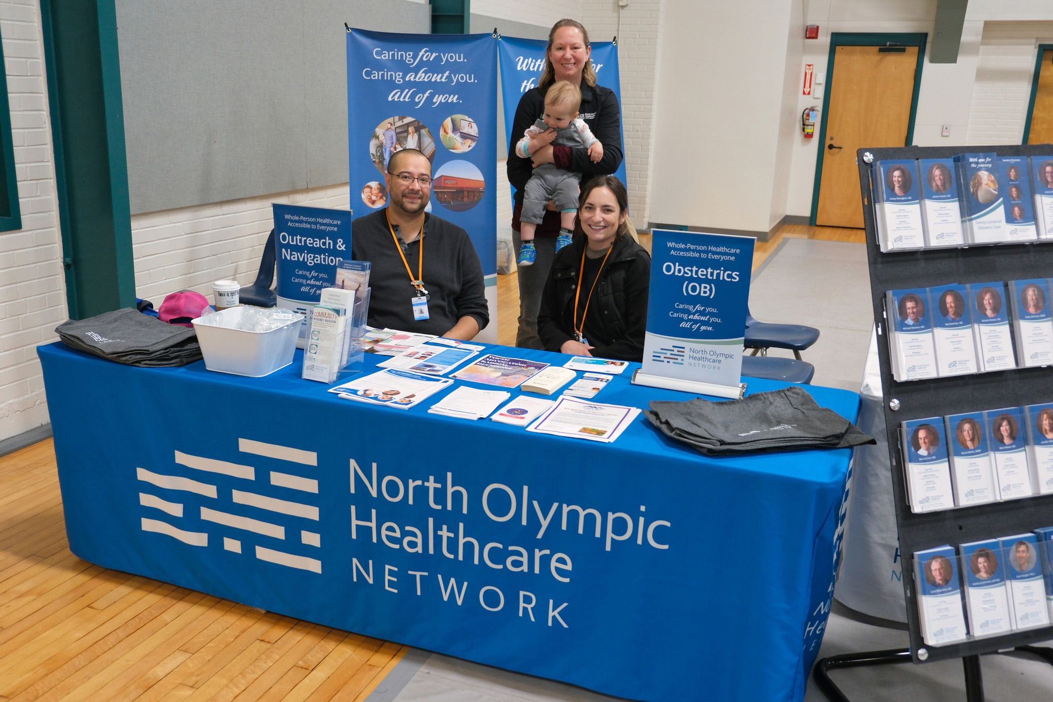 NOHN Booth NOHN team at community outreach booth