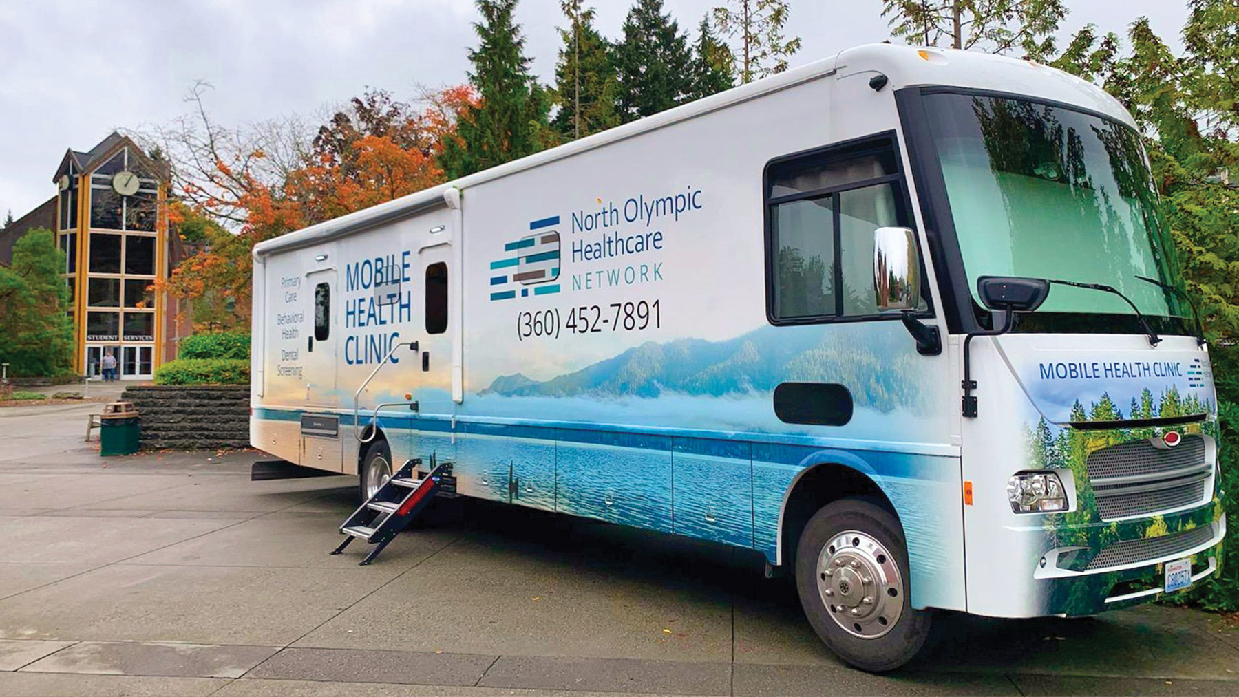 NOHN Peninsula College NOHN mobile van at Peninsula College