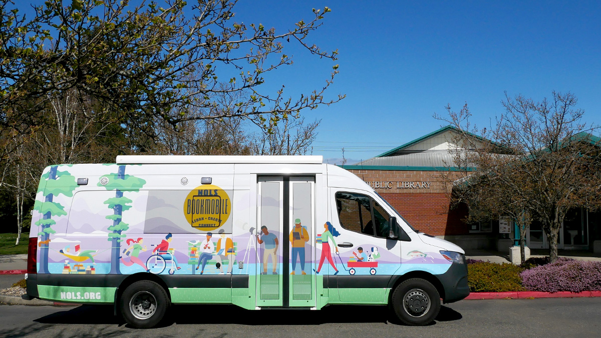 NOLS Bookmobile Feature NOLS Bookmobile