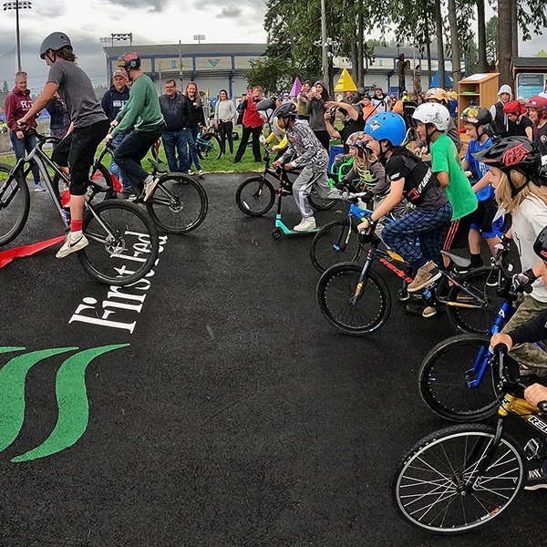 pump track starting line pump track starting line