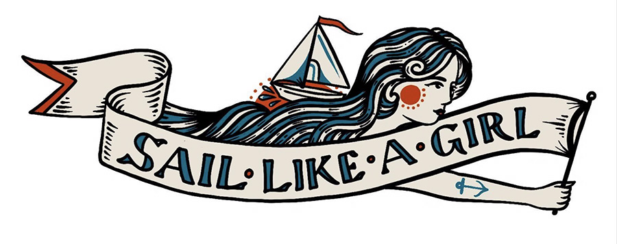 Sail Like a Girl Logo Sail Like a Girl Logo